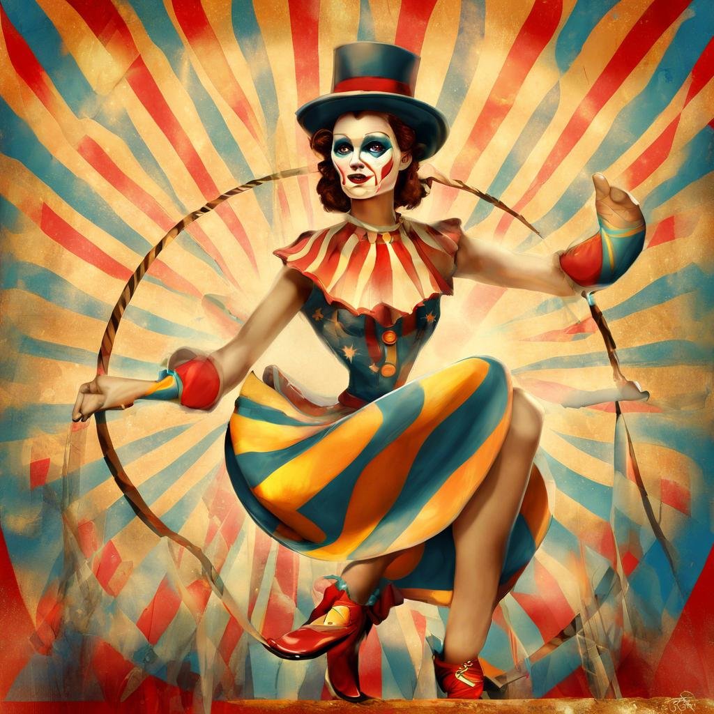 Die Einflüsse und Inspirationen hinter Endre Balints ‍Circus Woman