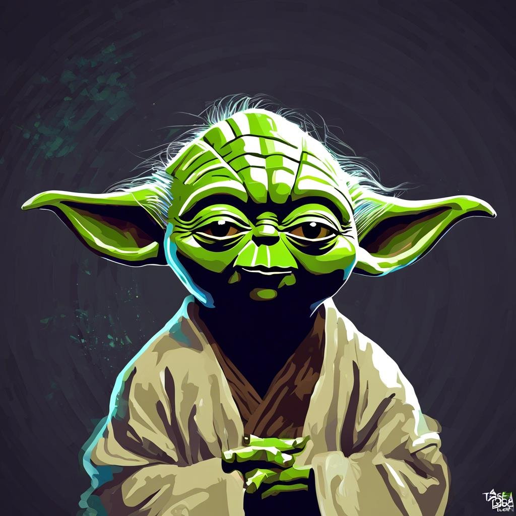 Die einzigartige Kunst von Tadas Sokolovas - Yoda Lisa